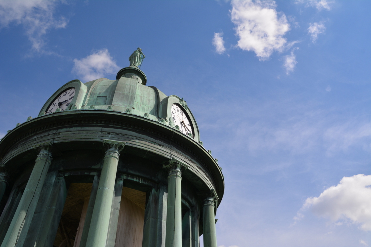 Old Courthouse Dome with Sky