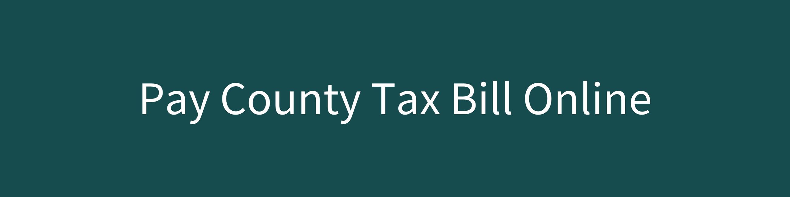 Pay Count Tax Bill Banner 2
